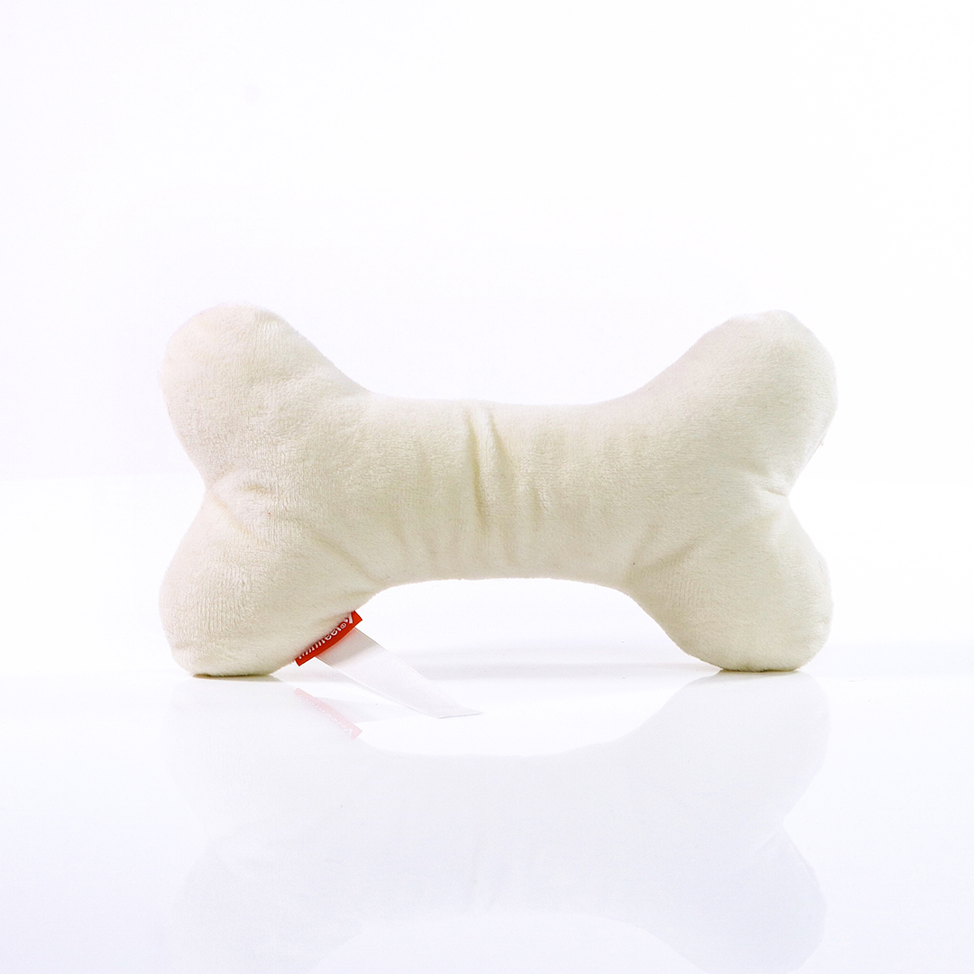 M170008-Dog toy bone-cream-one size