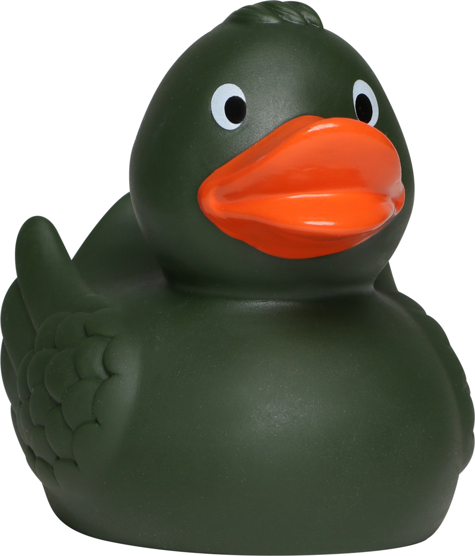 Squeaky duck classic olive green