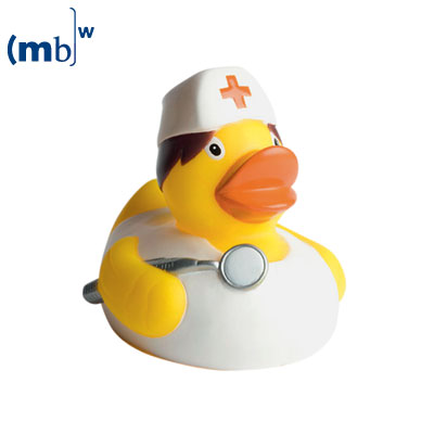 Nurse  squeaking duck