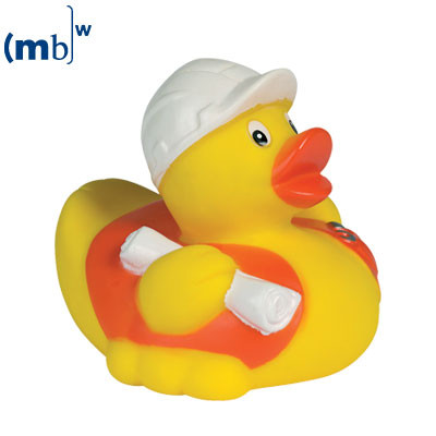 builder squeaking duck