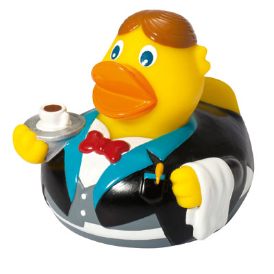 squeaking duck waiter