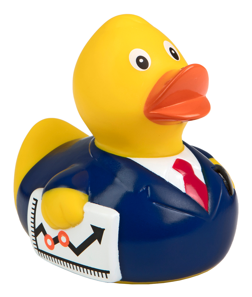 squeaky duck businessman