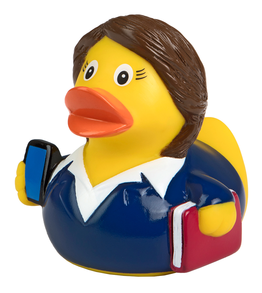 squeaky duck businesswoman