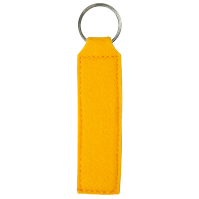 felt key ring pendant rectangle