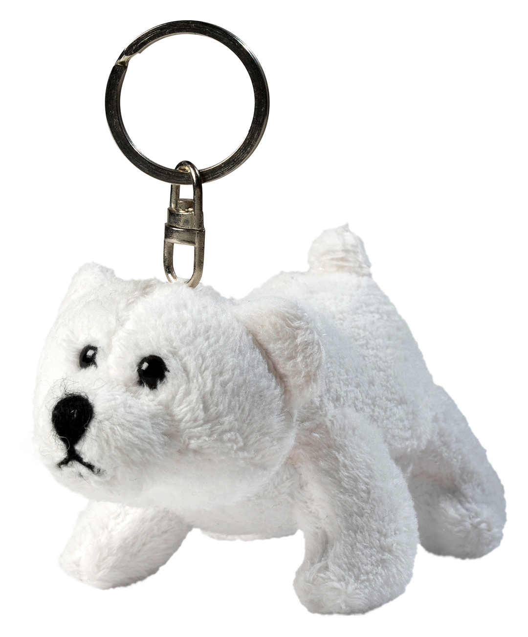 plush polar bear Freddy with key chain