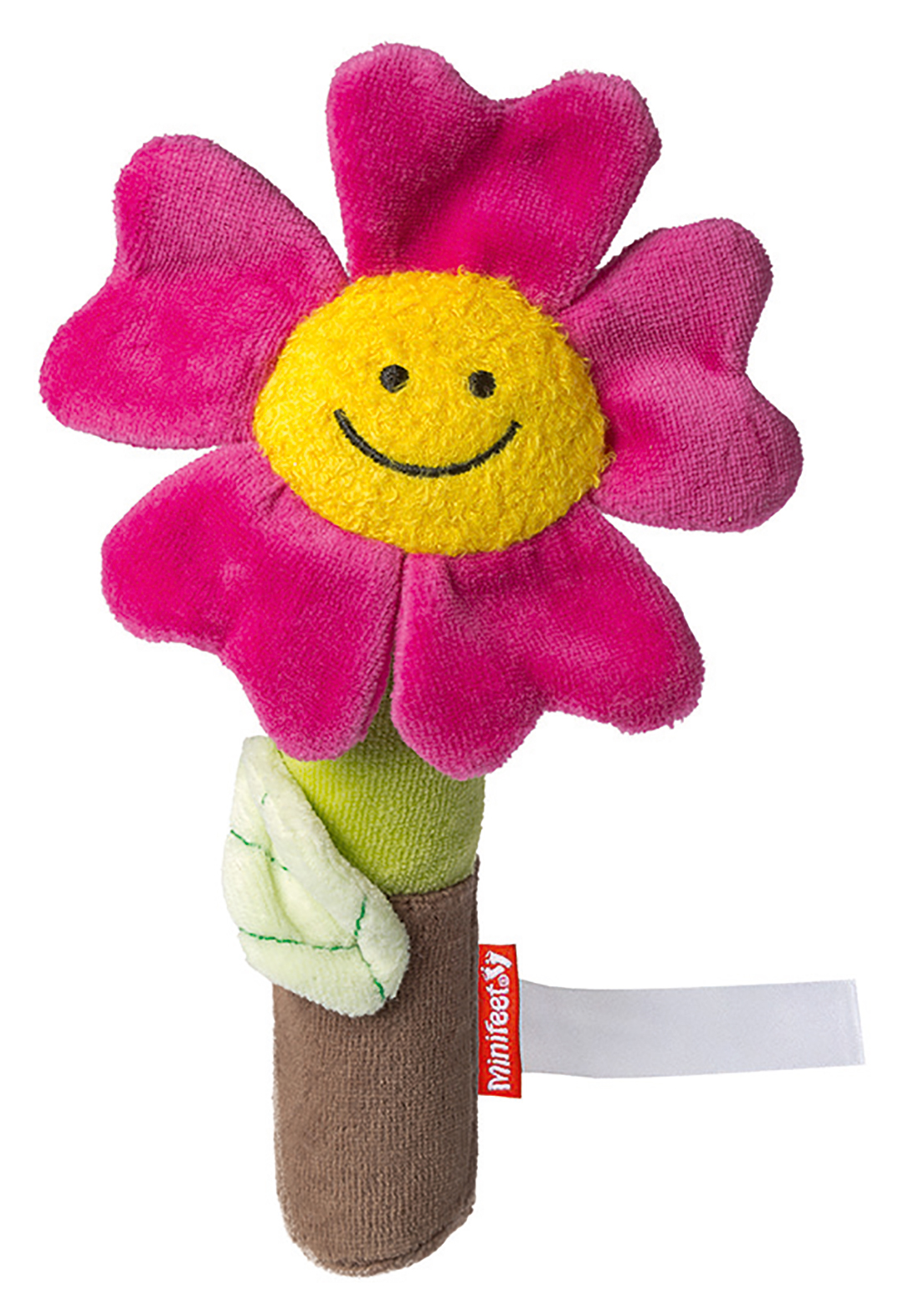 Grasp Toy flower with squeaking function
