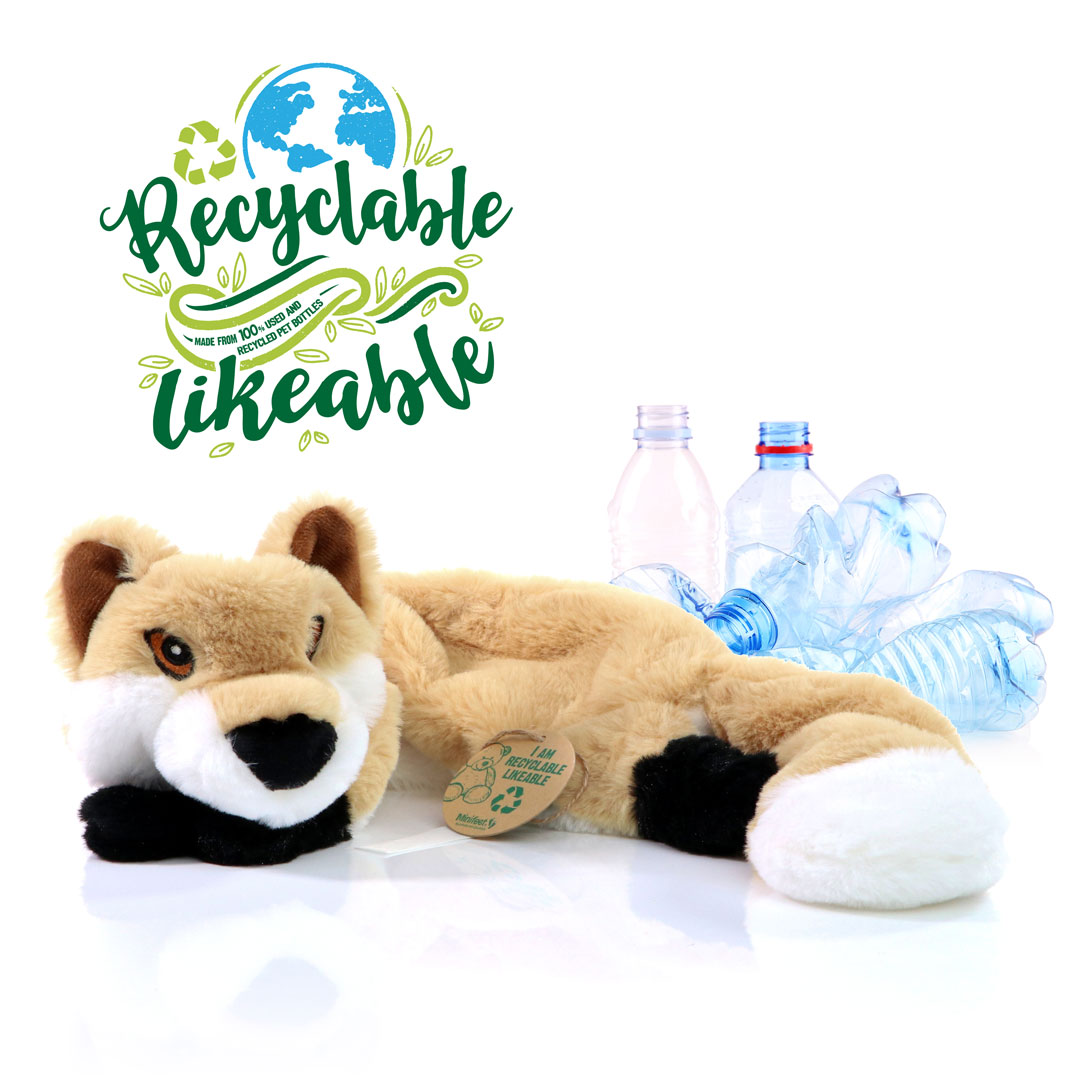 M170042-Dog toy RecycleFox-beige-one size
