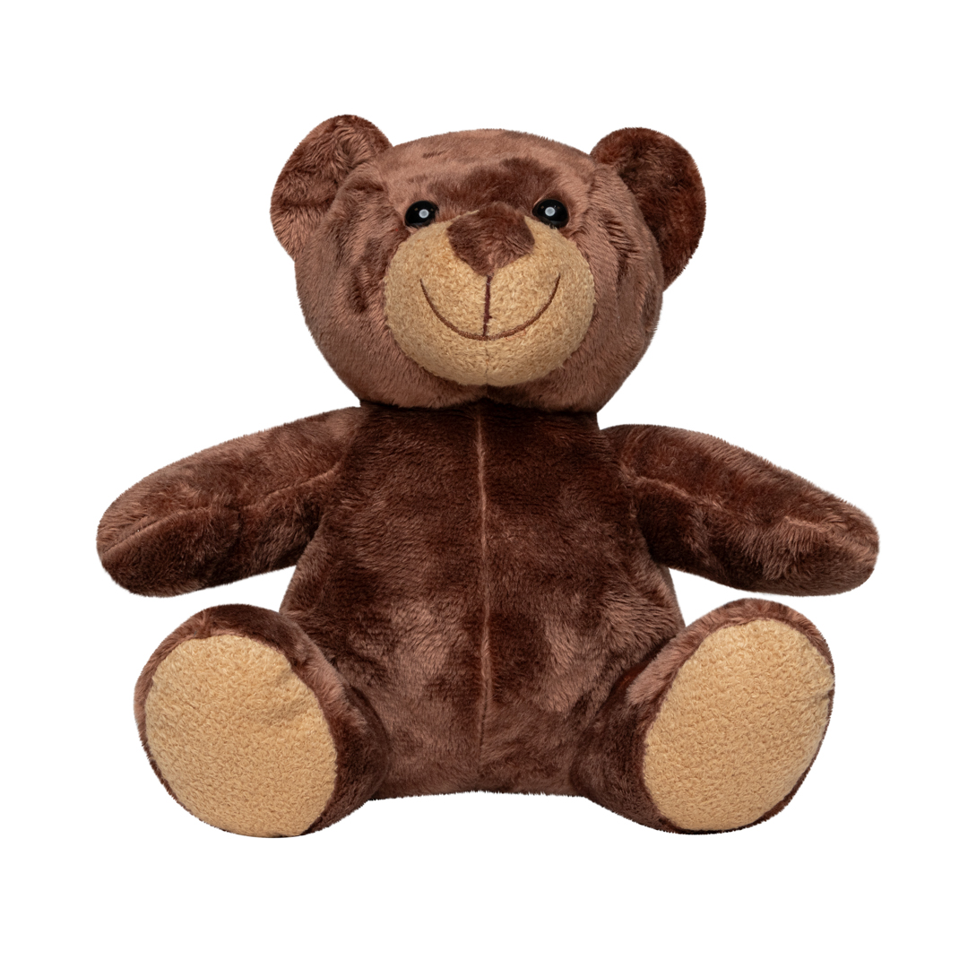 Plush bear Siggi M dark brown