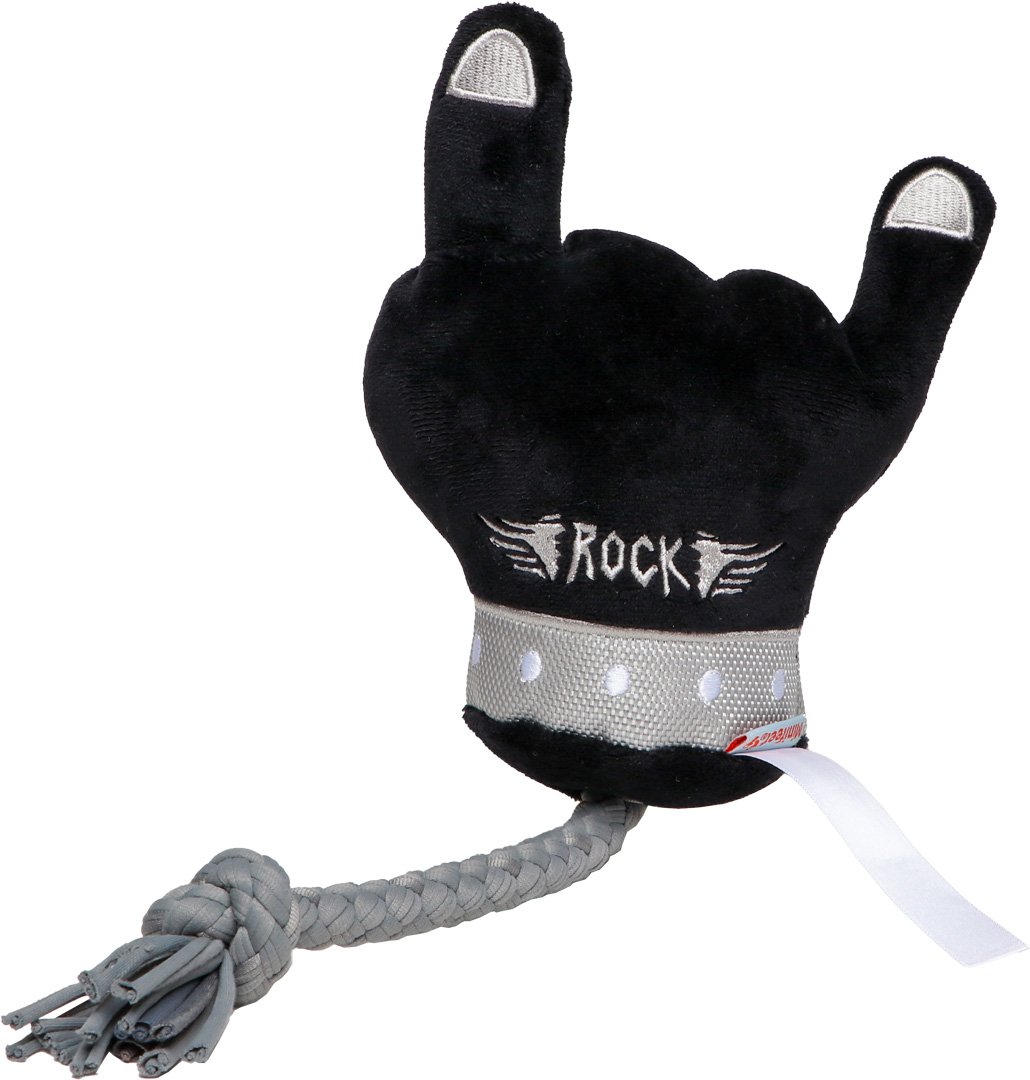 Dog toy devil horns