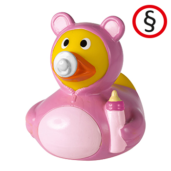 squeaking duck baby girl