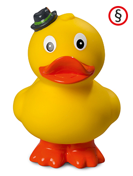 squeaky duck Tirol, upright