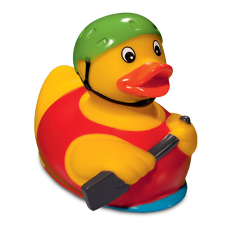 Row boat squeaking duck