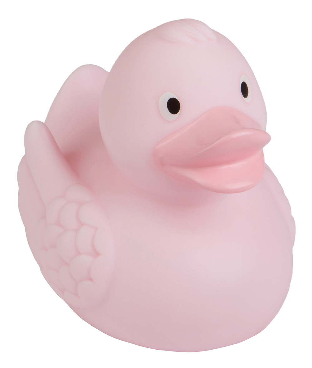 squeaky duck, pastel rose