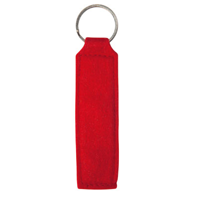 felt key ring pendant rectangle