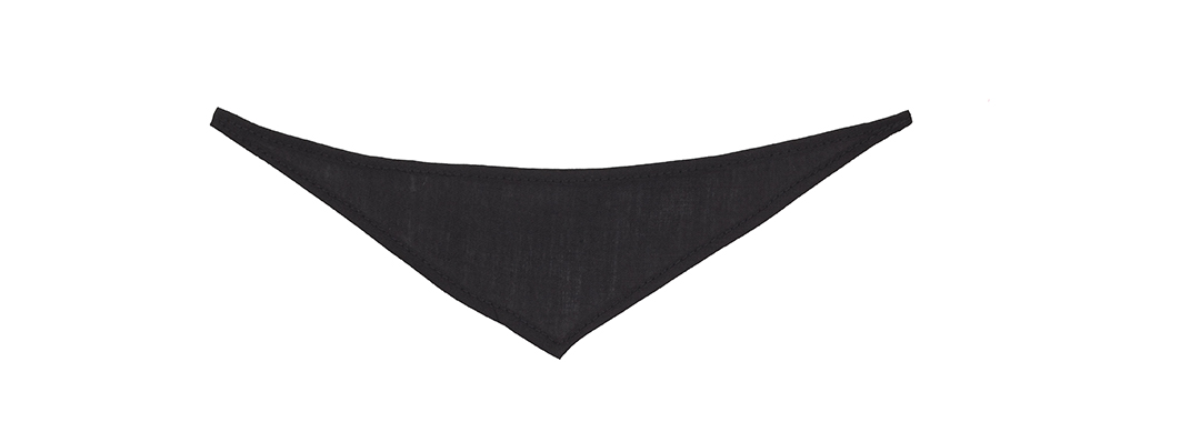 Bandana black XS