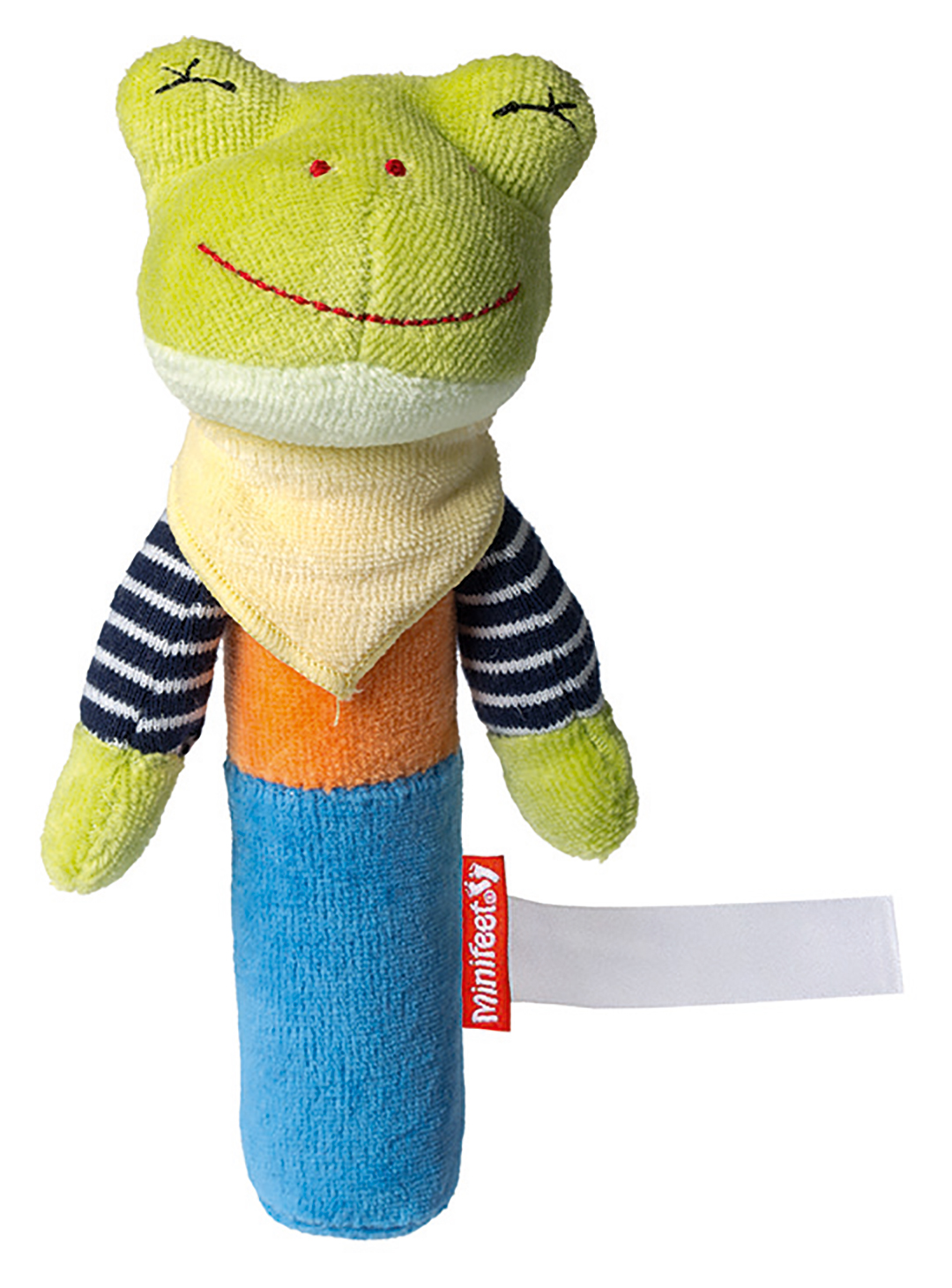 Grasp Toy frog with squeaking function