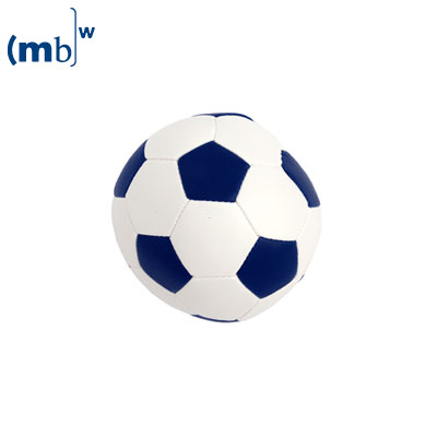 65mm softball white/blue