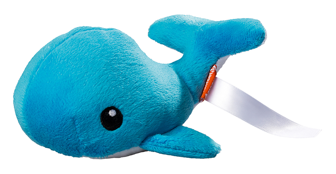plush whale Tom 14cm