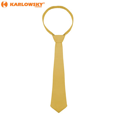Neck tie - - - ochre