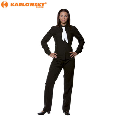 Ladies long sleeve blouse - Basic - black