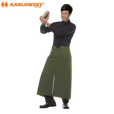 Bistro apron - Monza - olive green
