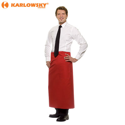 Bistro apron - Palermo - red