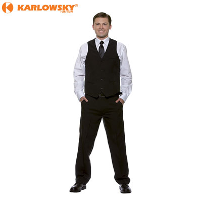 Mens waistcoat - Basic - black