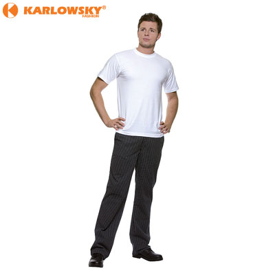 Chef trousers - Jack - black/white, pinstripes