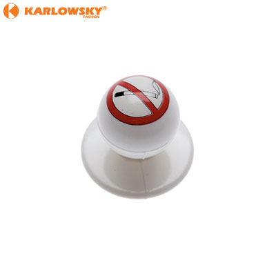 Buttons - no smoking - white No smoking