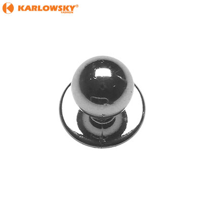 Buttons - one colour - silver