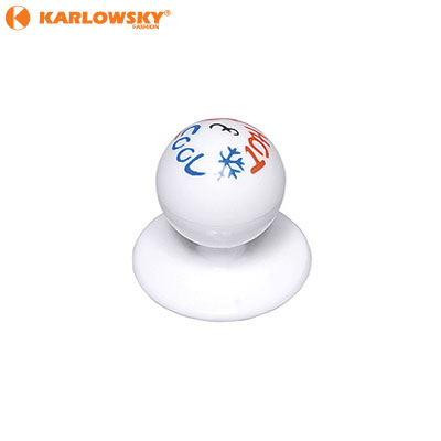 Buttons - hot & cool - white Hot & Cool