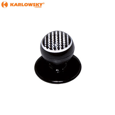 Buttons - black/white - black with white motif