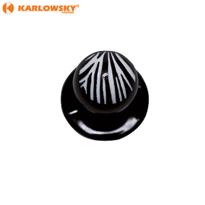 Buttons - zebra - black with zebra