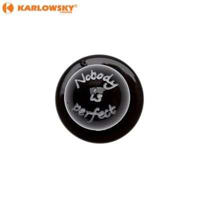 Buttons - Nobody is perfect - black Nobody is perfect