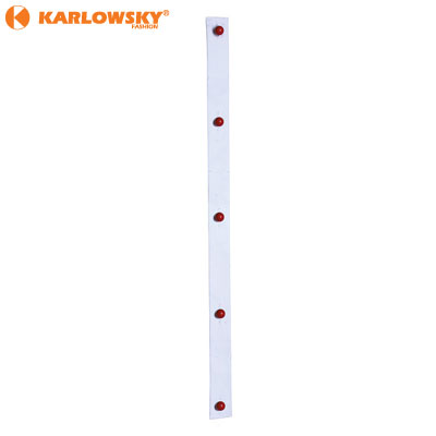 Buttons strip - 5-hole - white Pack 2