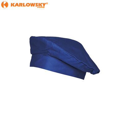Beret chefs hat - Luka - blue