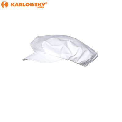 Butchers cap - Nikola - white