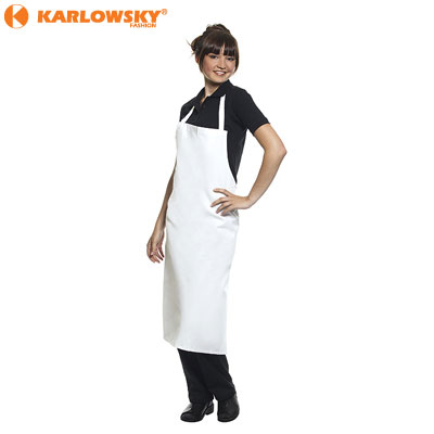 Bib apron - Great Britain - white