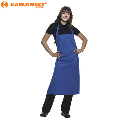 Bib apron - Great Britain - blue