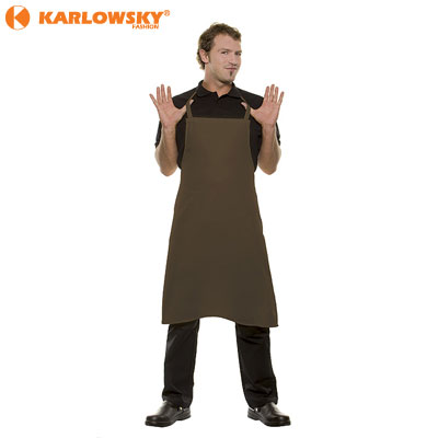 Bib apron - Faro - light brown