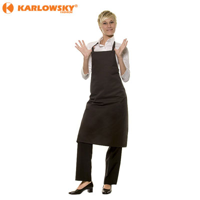Bib apron - Faro - dark brown