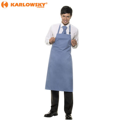 Bib apron - Malaga - greyblue