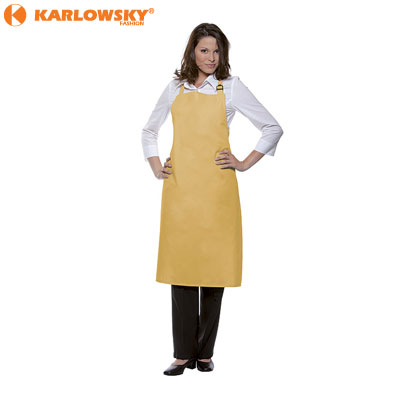 Bib apron - Malaga - ochre