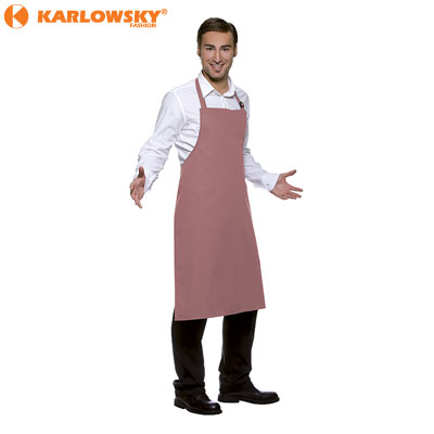 Bib apron - Malaga - rosewood