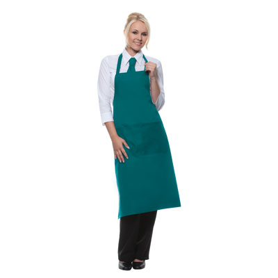 Bib-Apron Denmark, petrol, 75x60cm