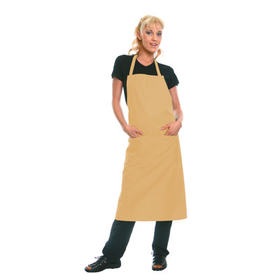Bib-Apron Denmark, light yellow, 75x60cm