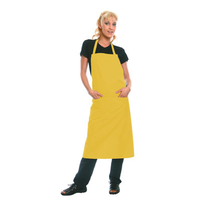 Bib-Apron Denmark, yellow, 75x60cm