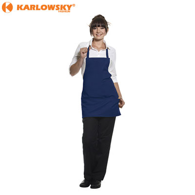 Bib apron - Athen - navy blue
