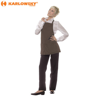 Bib apron - Athen - light brown