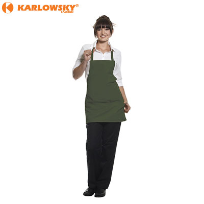 Bib apron - Athen - olive green